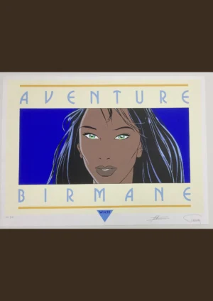 FRANCQ - Sérigraphie LARGO WINCH : AVENTURE BIRMANE