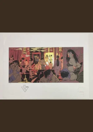 Philippe Francq - Largo : Le Bordel - Sérigraphie signée