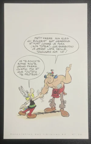 Ex Libris  Uderzo Asterix et oumpah albd n°26