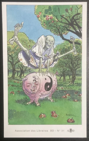 Ex Libris  BOUCQ François Les aventures de la Mort et de Lao Tseu albd n°31