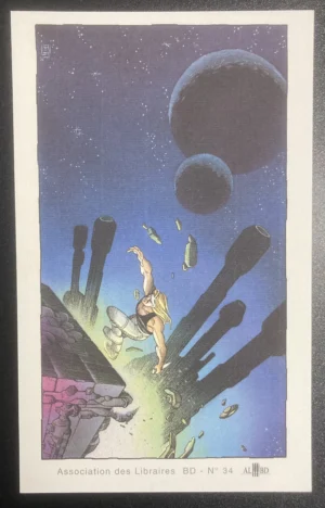 Ex Libris  Ciro TOTA  de la BD AQUABLUE albd n°34